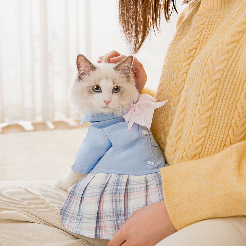 Cat Dog Skirt Hair Loss Spring And Autumn Cute Clothes