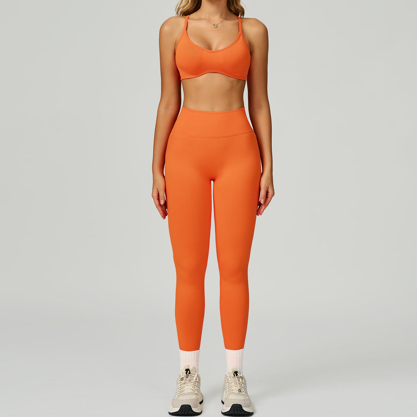 Seamless Yoga Set High-waisted Fitness Workout Outfit