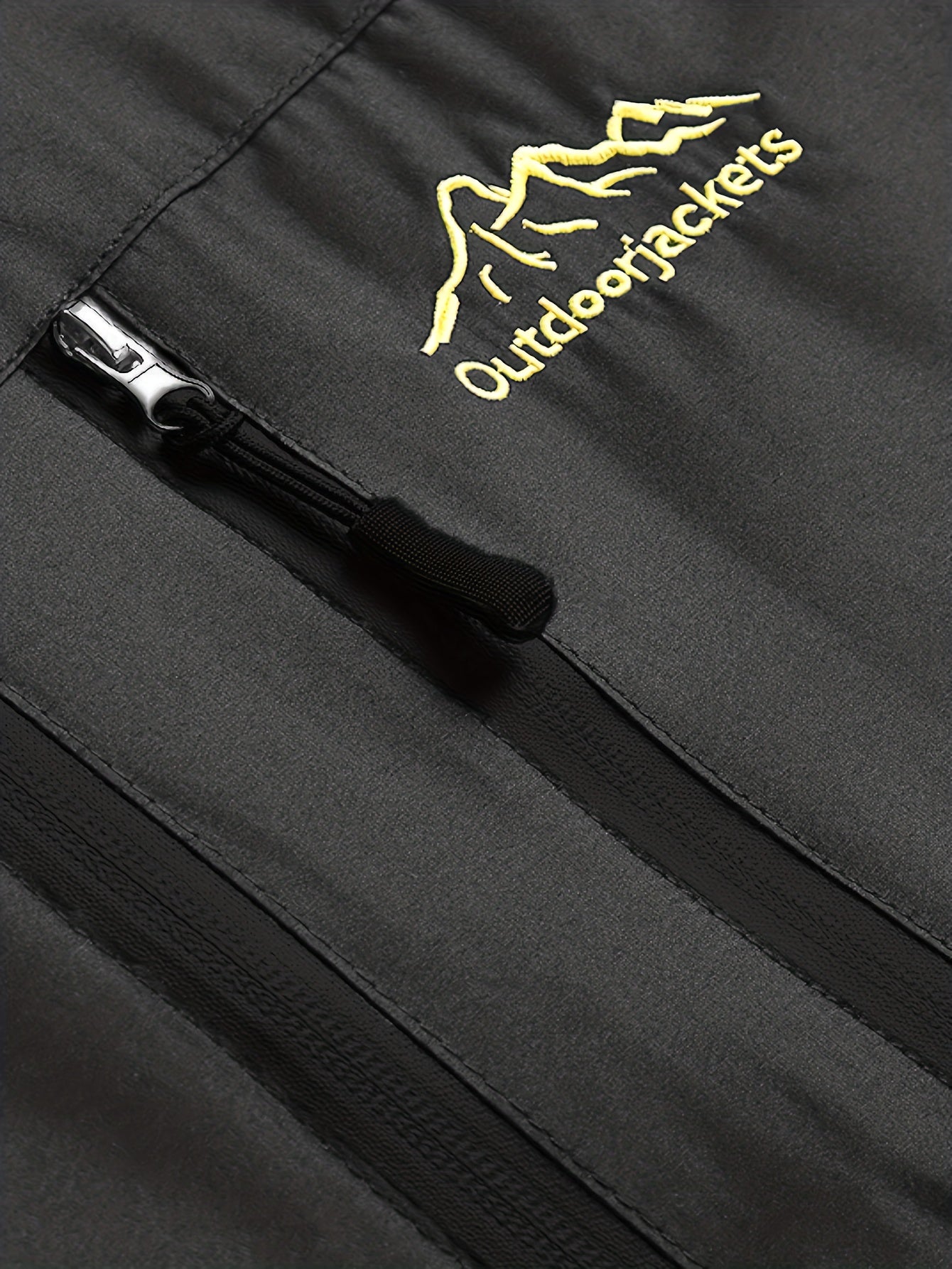 Mens Premium Waterproof Rain Jacket - Durable & Breathable Windbreaker with Adjustable Hood - Ideal for Hiking, Travel, and Outdoor Adventures