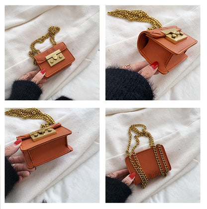 Women's Fashion All-match Ins Mini Chain Messenger Small Square Bag