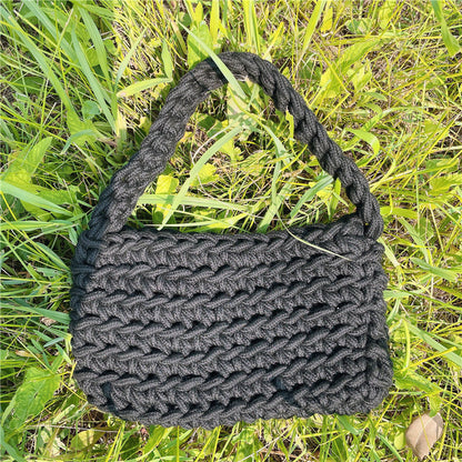 Fashionable Simple Woven Handbag Shoulder Bag
