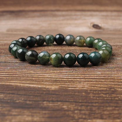Natural water grass agate bracelet