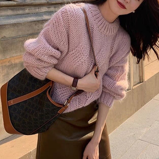 Fashion Loose Knit Sweater For Women