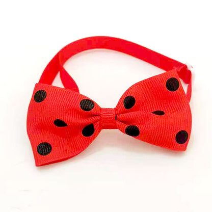Pet Supplies Accessories Polka Dot Bow Tie