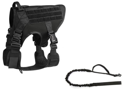 Tactical Dog Seat Belts, Military Adjustable Vest Seat Belts German Shepherd S Tension Free Metal Double Hook Seat Belts Labrador In Training  Walking