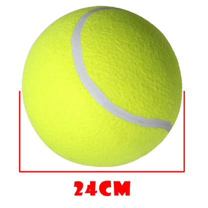 Tennis Pet Toy Inflatable Training Rubber Big Ball Elastic Ten Times Happy Corgi Golden Retriever
