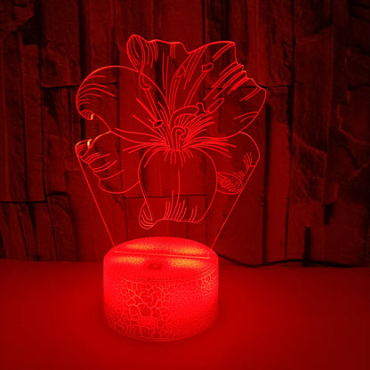 Colorful Creative Valentine's Day Gift 3D Table Lamp