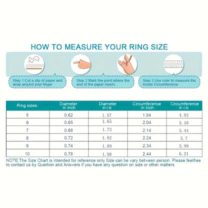 1pc Funky Square Rhinestone Ring Men's Cubic Zirconia Finger Ring