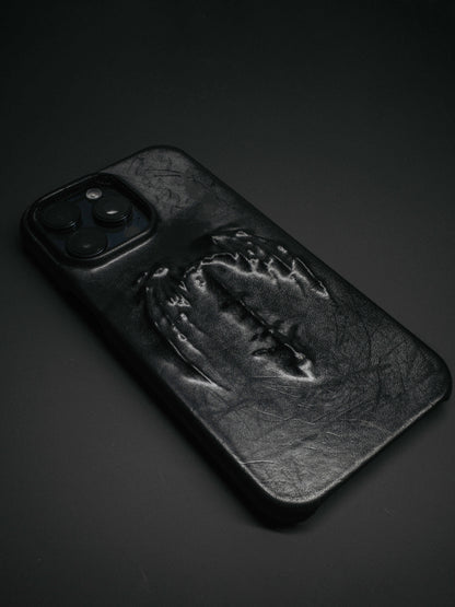 Retro Gothic Vampire Bat Wing Embossed Dark Style Phone Case