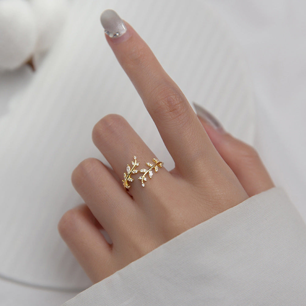 [Vine Style Stylish Ring] Stylish and Trendy Vine Style Ring, Elegant and Charming Ladies Ring, Ladies Ring Ornament
