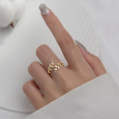 [Vine Style Stylish Ring] Stylish and Trendy Vine Style Ring, Elegant and Charming Ladies Ring, Ladies Ring Ornament