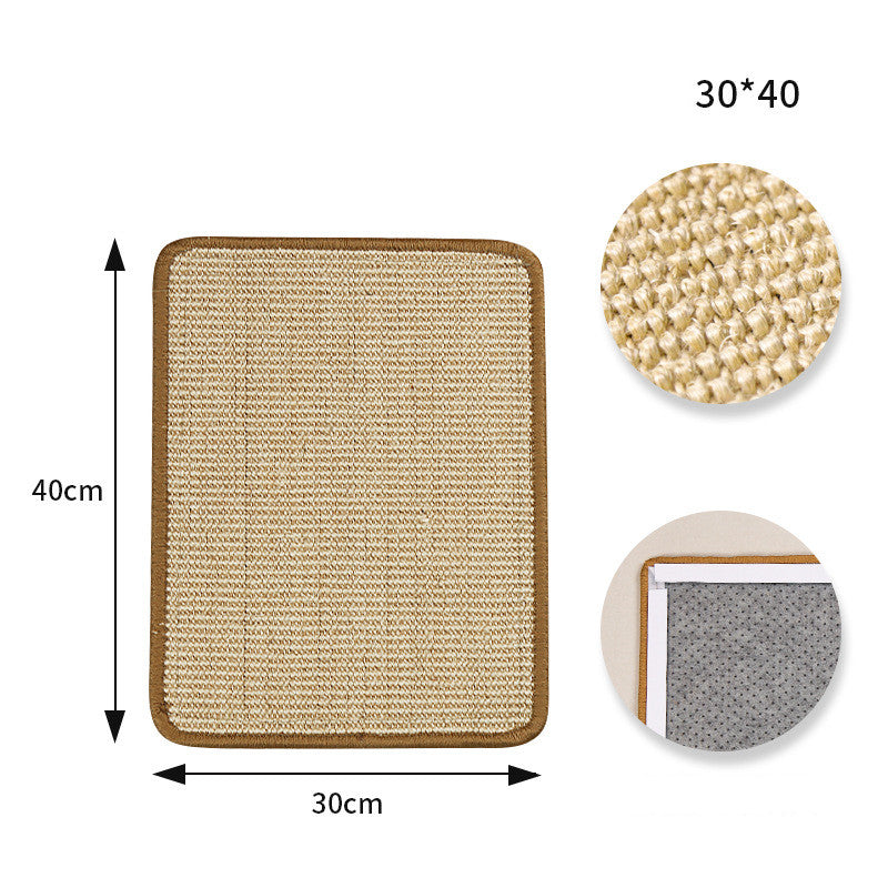 Sisal Mat Cat Grab Board Sofa Protective Cover