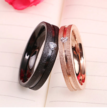 Couple Rings Japanese And Korean Style Rose Gold Bracelets