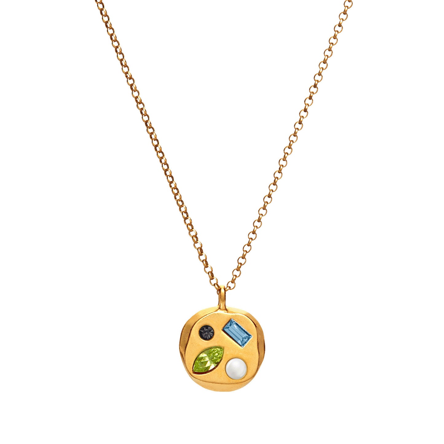 Colorful Zircon Mom Necklace December Birthday Stone Valentine's Day Gift Gifts For Moms Necklace