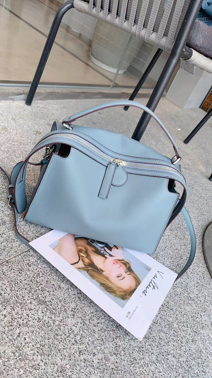 Women's Shoulder Crossbody Bag Stitching Contrast Color