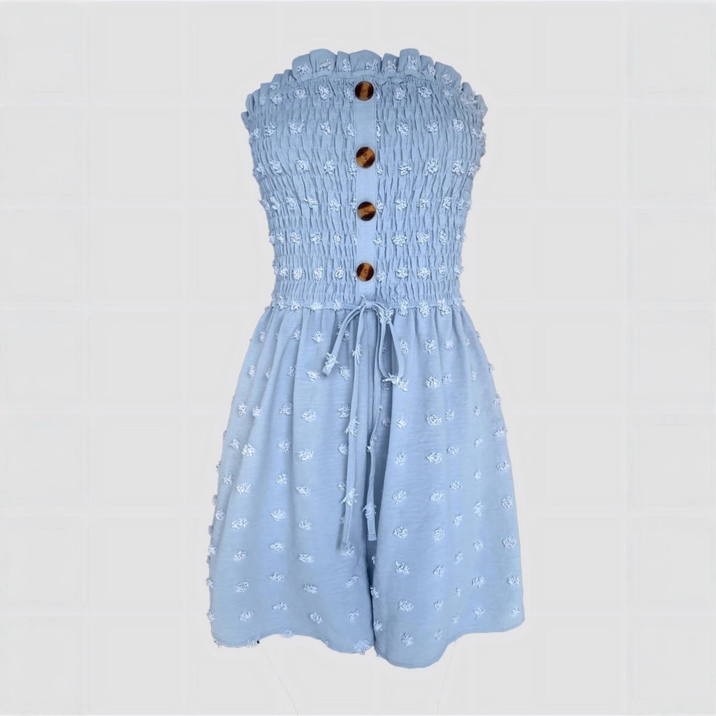 Fashion Solid Color Off-shoulder Women's Jumpsuit