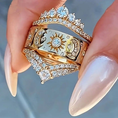 European And American Women's Affordable Luxury Rings