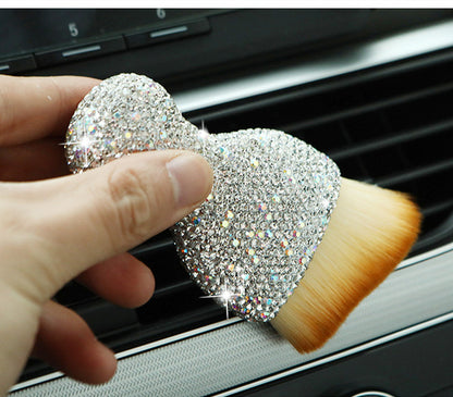 Car Interior Soft Brush - Premium Dust Removal Detailing Brush for Dashboard, Vents & Upholstery