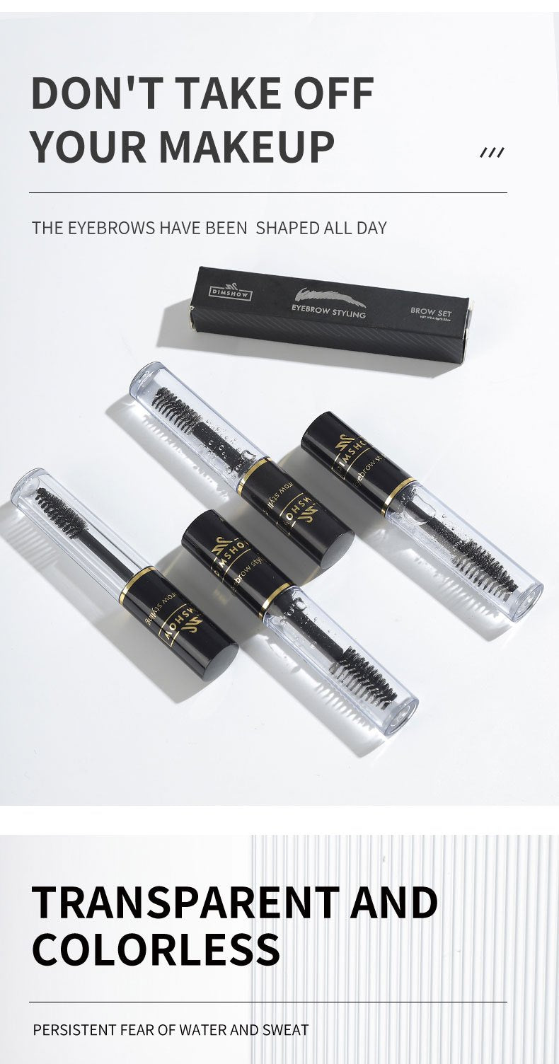 DIMSHOW Waterproof Eyebrow Gel - Long-Lasting, Sweat-Resistant Setting for Flawless Brows - Ideal Valentine's Day Gift for Women