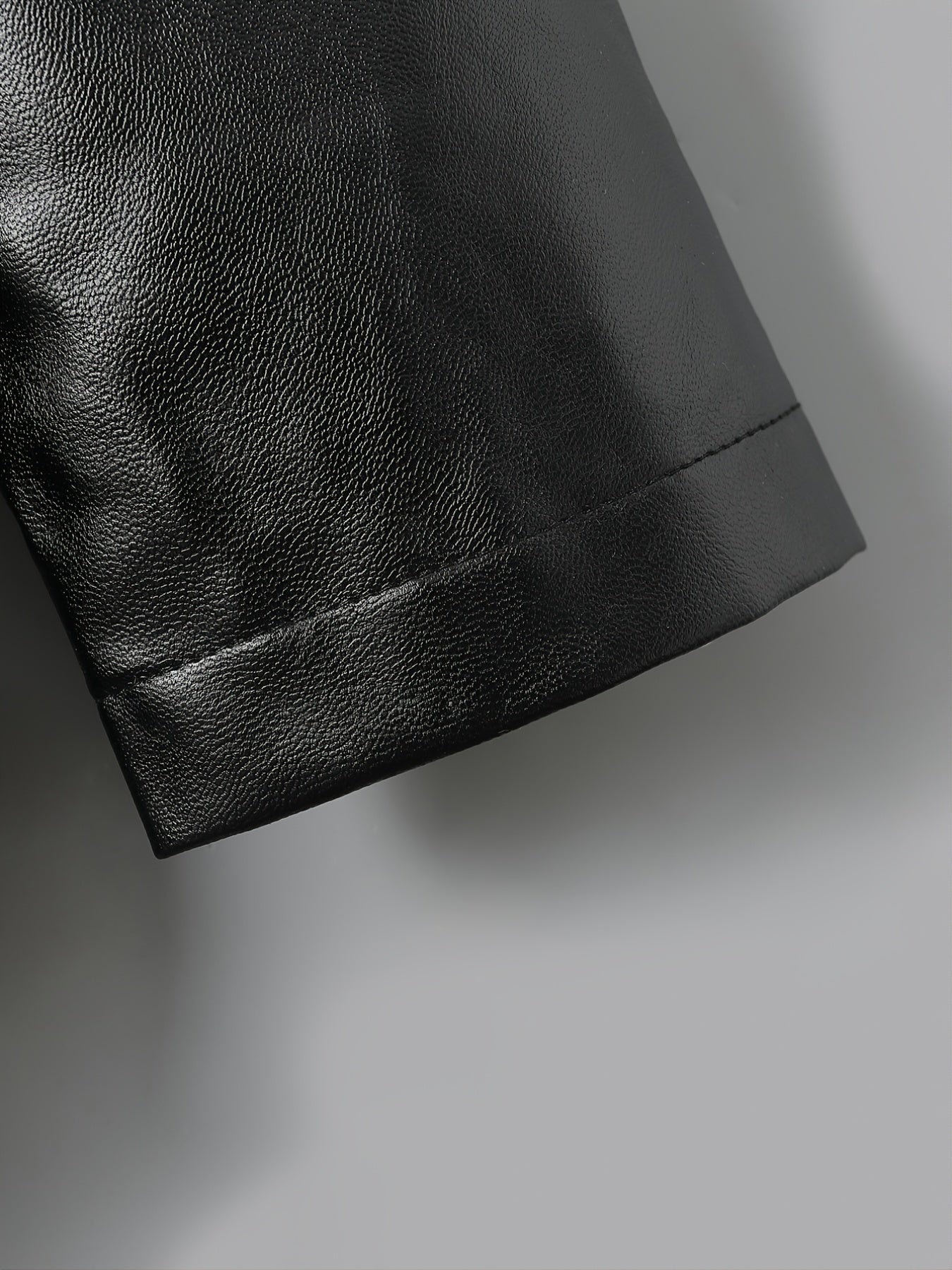 Children's Lapel PU Leather Jacket Zipper Coat Top For Girls And Boys Kids Clothes