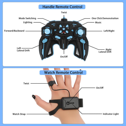 All-around Surface Drift Car With Dual-mode Controller And Gesture Control, Perfect Outdoor And Indoor Drift Car Toy As A Kids Gift