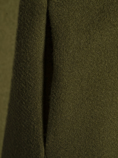 New Men's Mid-length Single Breasted Trench Coat Jacket