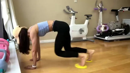 1pair Core Sliders - Portable Fitness Equipment for Abdominal Muscle Training and Yoga Workouts