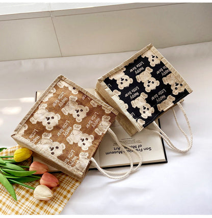 Bear Linen Women's Outing Handbag