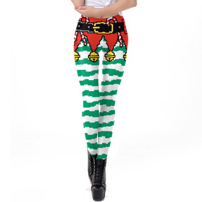 Sexy 3D Digitally Printed Slim-fit Leggings