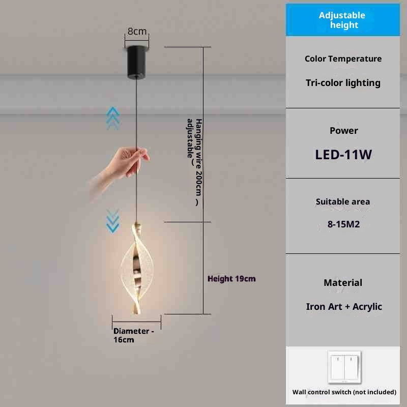 French Light Luxury Small Chandelier Bedroom Apartment