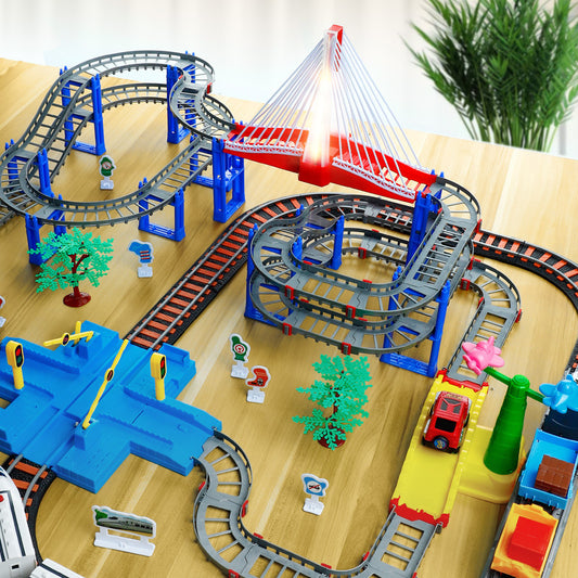DIY Electric Rail Car Toy Model