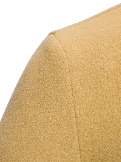 New Men's Mid-length Single Breasted Trench Coat Jacket