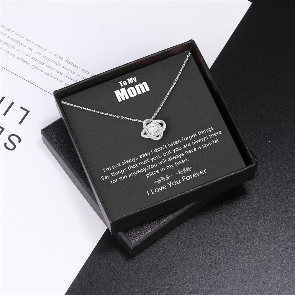 Light Luxury Minority Design Mother's Day Gift Four-leaf Clover Necklace