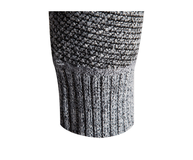 Mens Diamond Plaid Cardigan - Stylish Casual with Refined Stand Collar - Luxuriously Plush & Cozy Warm Knit Zip Up - Eye-Catching Design