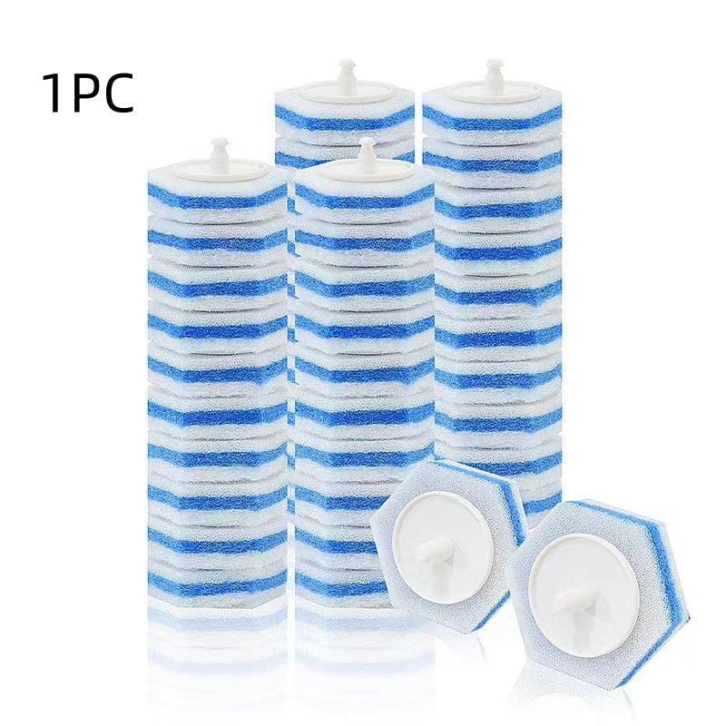 Simple Household Disposable Toilet Brush Sponge Head