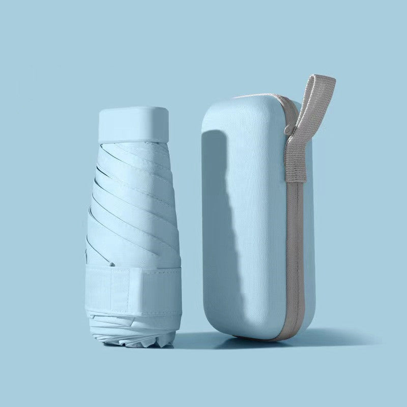 Premium Foldable Mini Pocket Umbrella - Compact Travel Umbrella with 6 Ribs | Lightweight Portable Rain Protection