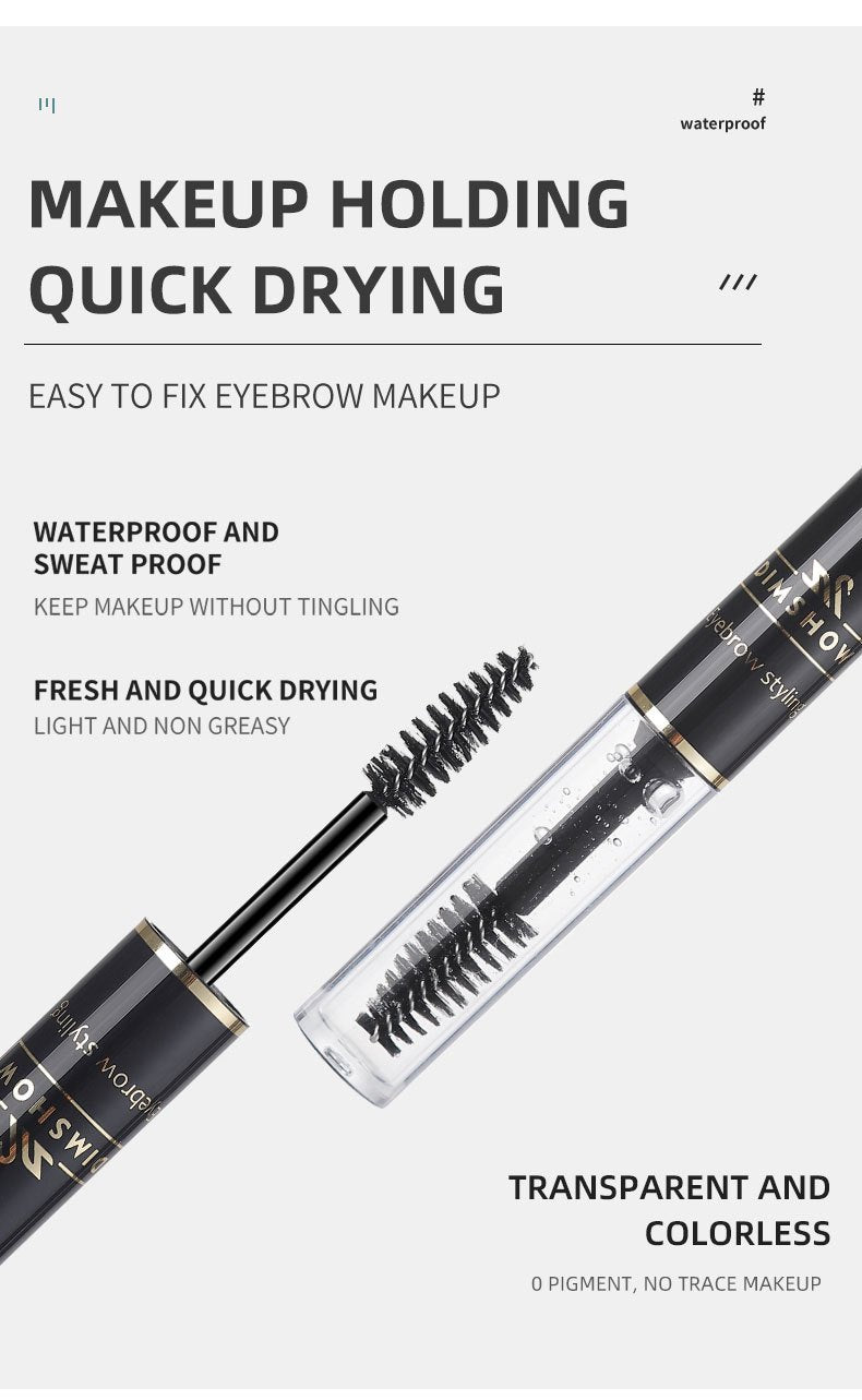DIMSHOW Waterproof Eyebrow Gel - Long-Lasting, Sweat-Resistant Setting for Flawless Brows - Ideal Valentine's Day Gift for Women