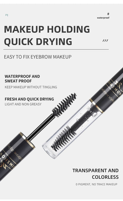DIMSHOW Waterproof Eyebrow Gel - Long-Lasting, Sweat-Resistant Setting for Flawless Brows - Ideal Valentine's Day Gift for Women