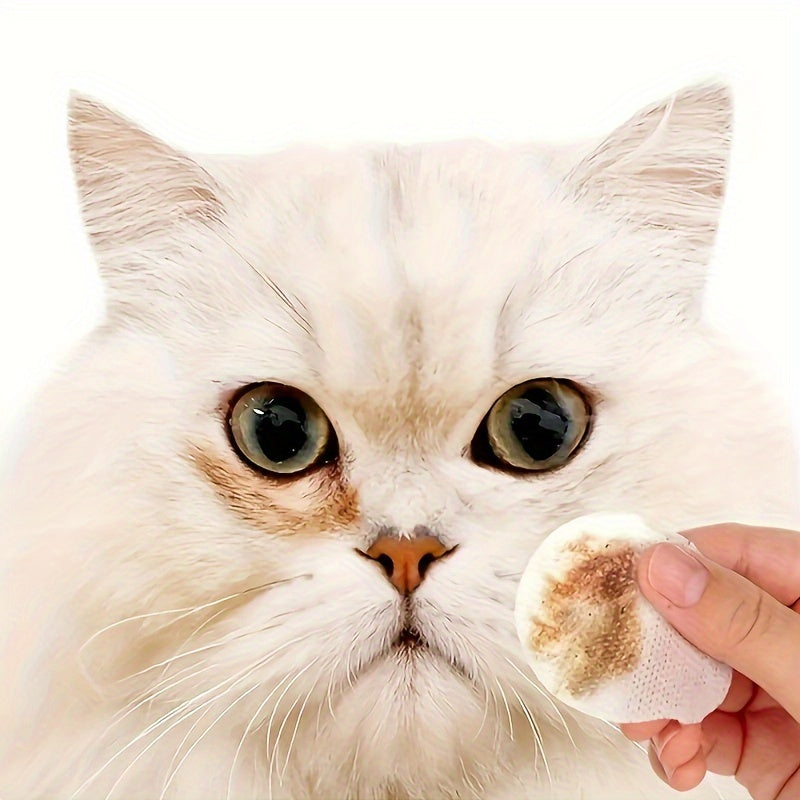 150-Pack Pet Wipes, Gentle Eye & Ear Cleaning, Tear Stain Remover, Non-Irritating, for Dogs and Cats, Plastic, Pet Care Supplies