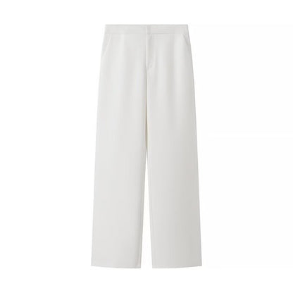 Round Neck Sleeveless Vest Fashion Casual Pants Suit