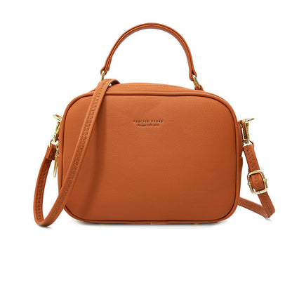 Simple casual pu female bag