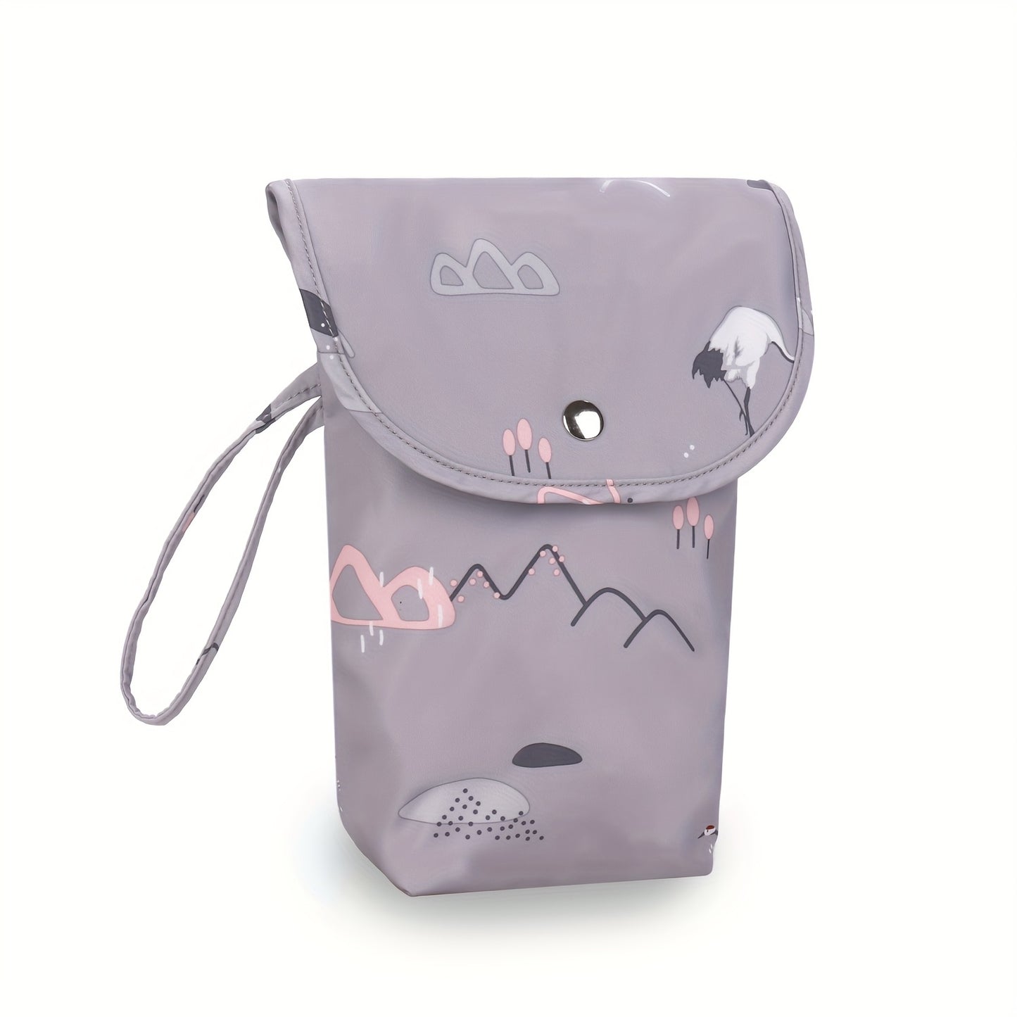 [Portable Diaper Storage for Youngsters] Portable Diaper Storage Bag for Youngsters - Durable Polyester, Ideal for Diapers & Wet Wipes