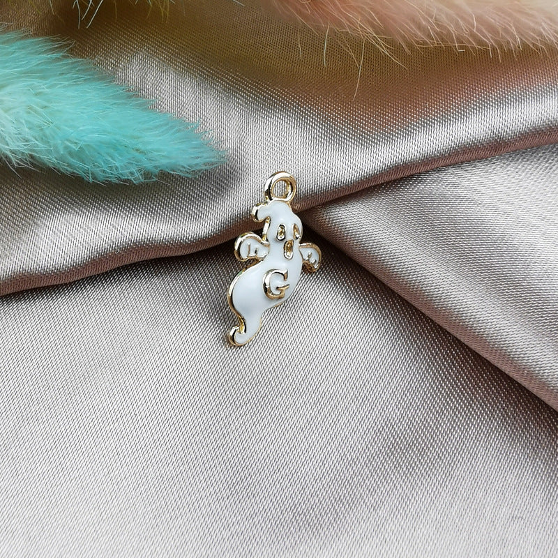 Pumpkin Head Skull Haunted House Pendant Material