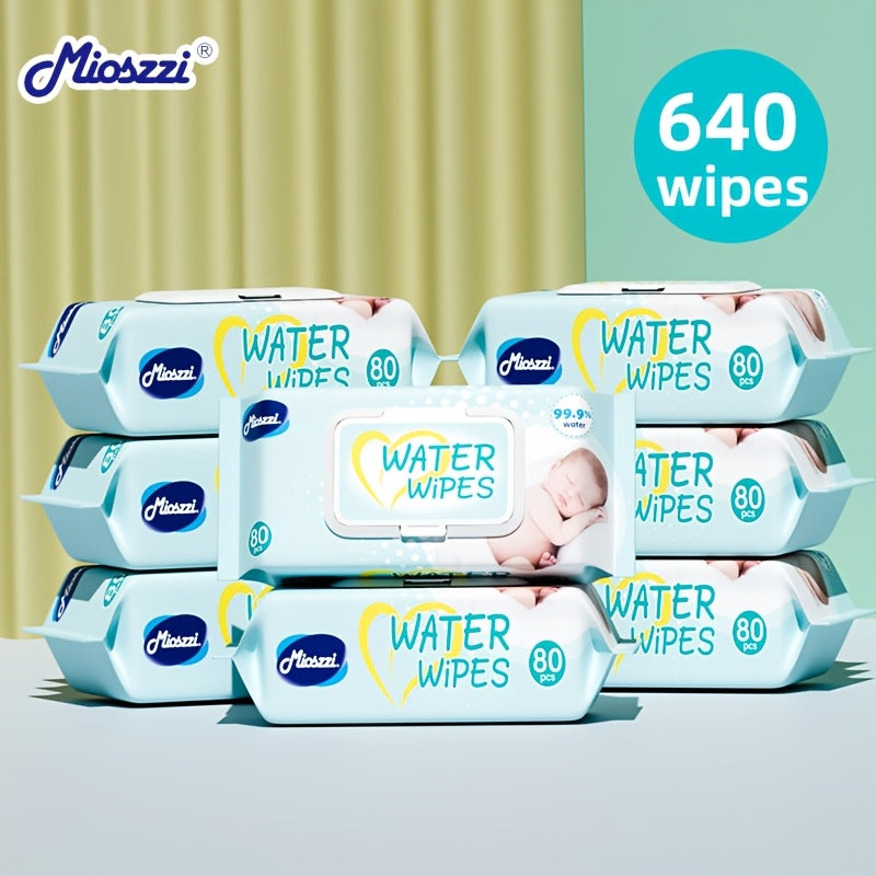 160-960 Count Baby Wet Wipes 99.9% EDI Pure Water No Fluorescent Agent Zero Additives For Sensitive Skin Newborn Can Use Aloe Vera Extrat Take Care Of Baby Skin Clean Baby Hand & Mouth Water Wipes Kids Cleansing Wipes Large P