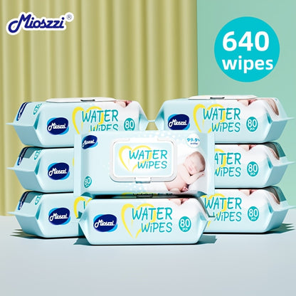 160-960 Count Baby Wet Wipes 99.9% EDI Pure Water No Fluorescent Agent Zero Additives For Sensitive Skin Newborn Can Use Aloe Vera Extrat Take Care Of Baby Skin Clean Baby Hand & Mouth Water Wipes Kids Cleansing Wipes Large P