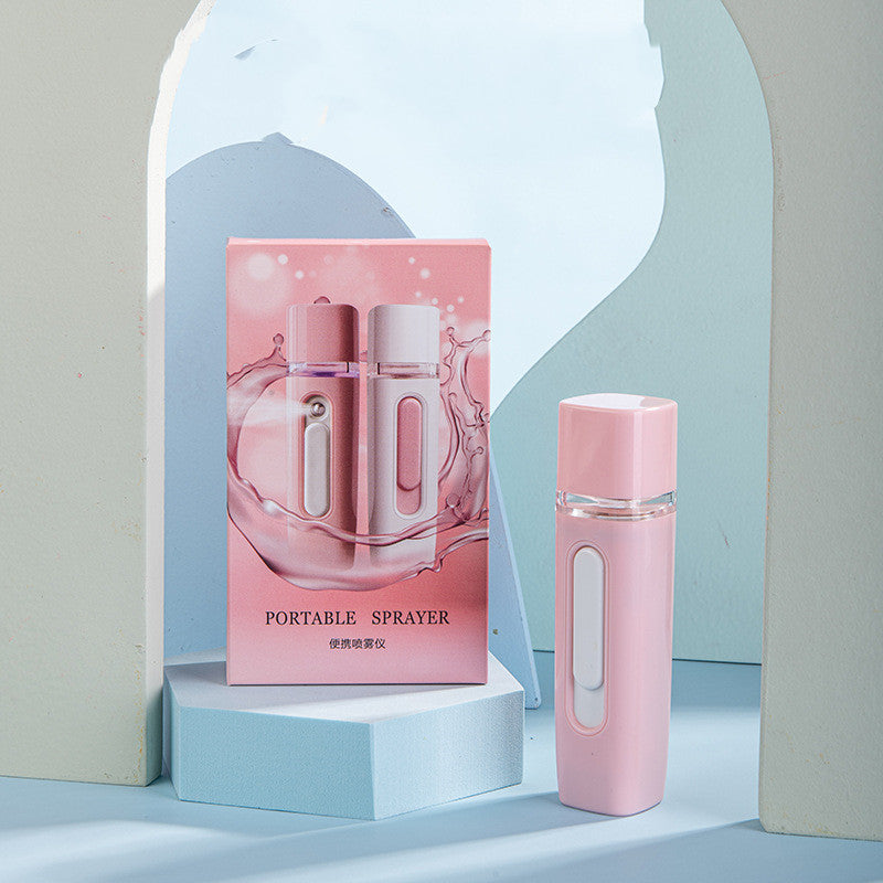 Wiederaufladbares Wasserauffüllgerät für Zuhause: Dampf-Gesichtsspray