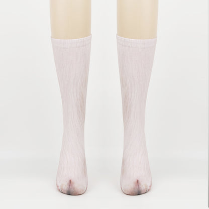 3D Animal Foot Print Socks Printed Socks