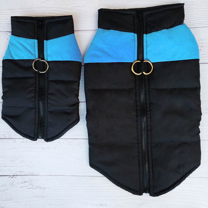 Dog Autumn And Winter Vest Teddy Golden Retriever Two-legged Cotton Padded Jacket Thickened Cold And Warm Small And Medium-sized Dog Chest Harness