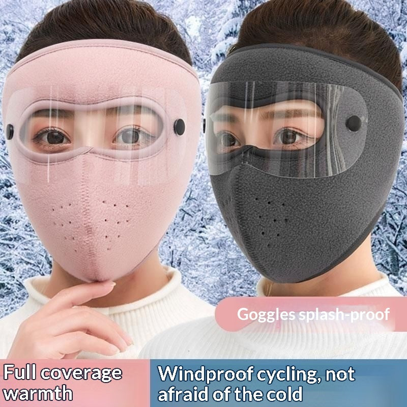 Women's Thickened Dust-Proof Neck-and-Ear-Protecting Winter Cycling Mask