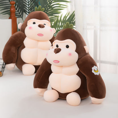 Black King Kong Cute Creative Gorilla Plush Toy